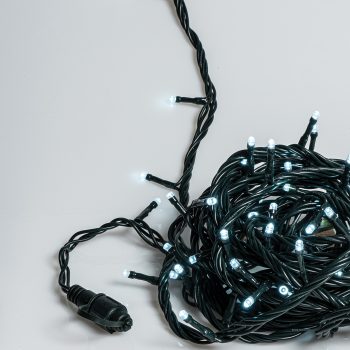 180Led Λαμπάκια Με Επέκταση Και 8 Προγράμματα Για Εσωτερική Χρήση ,Πράσινο Καλώδιο/Λευκό Λαμπάκι , (5cm Απόσταση) 18 Μέτρα (Kelvin: 6.000 - 10.000)