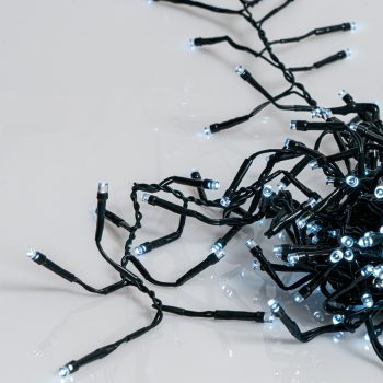 400Led Λαμπάκια Φοίνικας Ip44 ,Με Πράσινο Καλώδιο/Λευκό Λαμπάκι , 6,7 Μέτρα (Kelvin: 6.000 - 10.000)