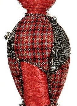 Πάνινη Χριστουγεννιάτικη Μπάλα 23cm