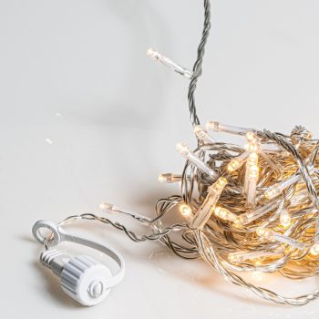 300Led Λαμπάκια All Flasher Με Επέκταση Και Μετασχηματιστή Ip44 ,Διάφανο Καλώδιο/Θερμό Λαμπάκι ,(5cm Απόσταση) 15 Μέτρα (Kelvin: 2.500 - 3.000)