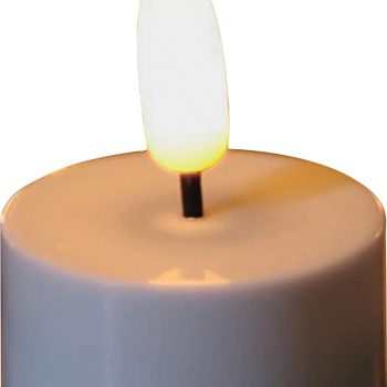 Διακοσμητικά Κεριά Μπαταρίας CR2032 Με 3D Wick Flame ,Σέτ 4 Τεμαχίων Ø 3,8 x 4,5cm