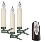 Κεριά Δέντρου Με Μανταλάκι Wi - Fi , Timer Και Κοντρόλ Μπαταρίας 14 x AAΑ Σέτ 12 Τεμαχίων ,Ø 1,5 x 10,5cm