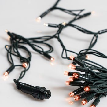 100Led Rubber Λαμπάκια Επεκτεινόμενα Με Πράσινο Καλώδιο/Κόκκινο Λαμπάκι ,Ip65 Στεγανό,(10cm Απόσταση) 10 Μέτρα