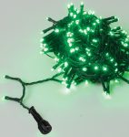 100Led Λαμπάκια Με Επέκταση , Πρόγραμμα Και Μετασχηματιστή ip44,Πράσινο Καλώδιο/Πράσινο Λαμπάκι ,(5 cm Απόσταση) 5Μέτρα