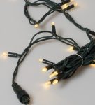 100Led Rubber Round Λαμπάκια Επεκτεινόμενα Με Πράσινο Καλώδιο/Θερμό Λαμπάκι ,Ip65 Στεγανό,(10cm Απόσταση) 10 Μέτρα (Kelvin: 2.500 - 3.000)