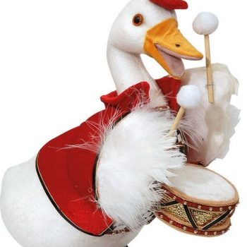 Χριστουγεννιάτικη Διακοσμητική Πάπια 30 x 18 x 37(h)cm