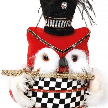 Χριστουγεννιάτικη Διακοσμητική Κουκουβάγια 18 x 18 x 25(h)cm