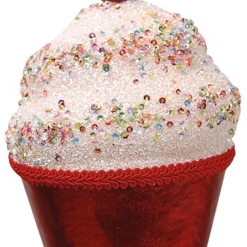 Ζαχαρωτό Χριστουγεννιάτικο Στολίδι 11 x 11 x 16(h)cm