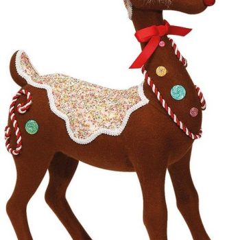 Ζαχαρωτό Επιδαπέδιο Χριστουγεννιάτικο Ελάφι 43 x 27 x 60(h)cm