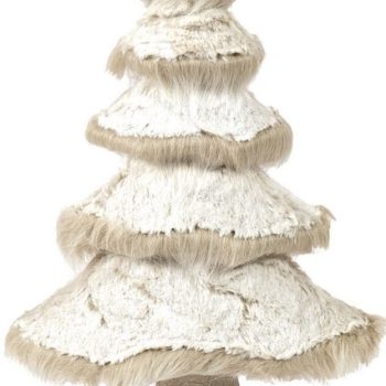Λούτρινο Χριστουγεννιάτικο Διακοσμητικό Δέντρο 37 x 10 x 60(h)cm