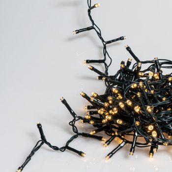 500Led Φωτάκια Με Πρόγραμμα Και Μετασχηματιστή ,Πράσινο Καλώδιο/Θερμό Λαμπάκι , (3cm Απόσταση) 15 Μέτρα , (Kelvin 2.500 - 3.000)