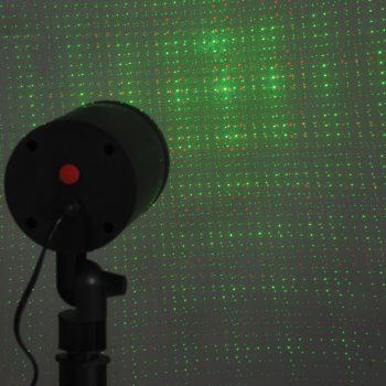 Led Προβολέας Λέιζερ Με Τηλεχειριστήριο Και 3 Προγράμματα Με Ακτίνα Κάλυψης 914 m2 ,Ip44