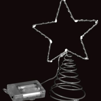 10Led Φωτιζόμενη Κορυφή Μπαταρίας Με Λευκό Φωτισμό ,23cm