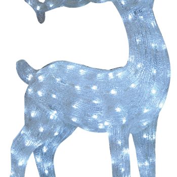 180Led 3d Φωτιζόμενο Ακρυλικό Ελάφι Με Μετασχηματιστή Ip44 ,75(Η)cm