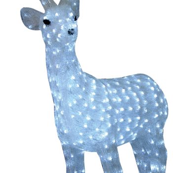 420Led 3D Φωτιζόμενο Ακρυλικό Ελάφι Με Μετασχηματιστή Ip44 ,108(Η)cm