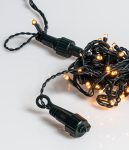 400Led Λαμπάκια Με Επέκταση Και Μετασχηματιστή ip44,Πράσινο Καλώδιο/Θερμό(Amber) Λαμπάκι ,(9cm Απόσταση) 39 Μέτρα (Kelvin: 2.100 - 2.300)