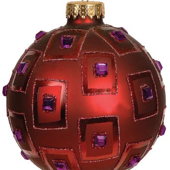 Γυάλινη Χριστουγεννίατικη Μπάλα 8cm