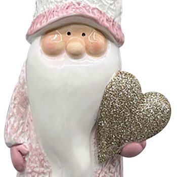 Πήλινο Επιτραπέζιο Χριστουγεννιάτικο Στολίδι 8 x 7 x 27(h)cm