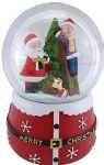 Χριστουγεννιάτικη Χιονόμπαλα Με Μουσική Μπαταρίας 10 x 10 x 15(h)cm