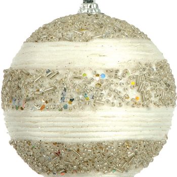 Πλαστική Χριστουγεννιάτικη Μπάλα 10cm,Σέτ/4