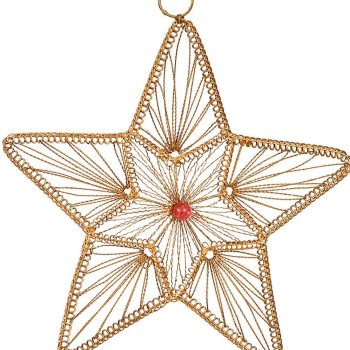 Κρεμαστό Χριστουγεννιάτικο Αστέρι 20cm