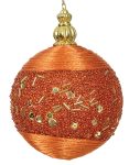 Πλαστική Χριστουγεννιάτικη Μπάλα 10cm,Σέτ/4