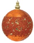 Πλαστική Χριστουγεννιάτικη Μπάλα 8cm,Σέτ/6