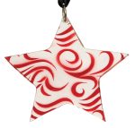 Ακρυλικό Κρεμαστό Χριστουγεννιάτικο Στολίδι  9cm