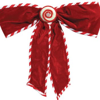 Κόκκινος Χριστουγεννιάτικος Φιόγκος 40 x 6 x 48(h)cm