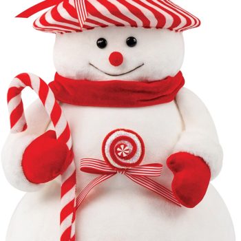 Χριστουγεννιάτικος Διακοσμητικός Χιονάνθρωπος 34 x 33 x 63cm