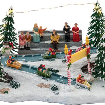 Χριστουγεννιάτικο Διακοσμητικό Όπτικαλ Μπαταρίας ,23,5 x 15,7 x 14,5(H)cm