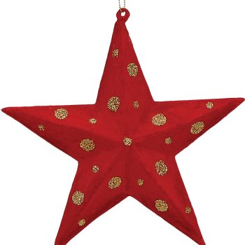 Κρεμαστό Χριστουγεννιάτικο Αστέρι15cm