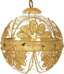 Γυάλινη Χριστουγεννιάτικη Μπάλα 8cm,Σέτ/4