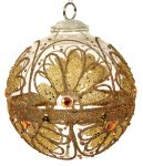 Γυάλινη Χριστουγεννιάτικη Μπάλα 10cm,Σέτ/2