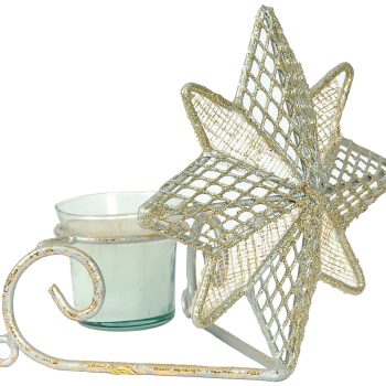 Χριστουγεννιάτικο Κηροπήγιο 16cm