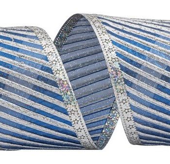 Μπλέ Χριστουγεννιάτικη Κορδέλα 8,5 Μέτρα (9 yards)