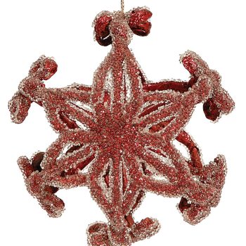 Χριστουγεννιάτικη Μπάλα Αστέρι 10cm