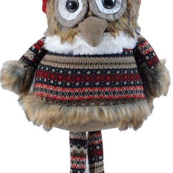 Λούτρινο Χριστουγεννιάτικο Διακοσμητικό 22 x 17 x 54(h)cm