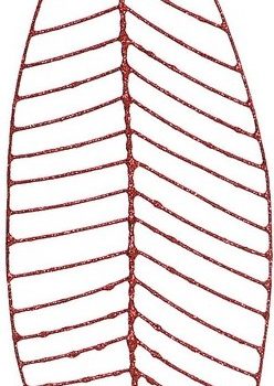 Χριστουγεννιάτικο Διακοσμητικό Φύλλο 40cm