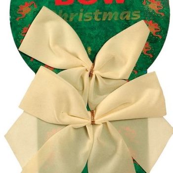 Χριστουγεννιάτικοι Φιόγκοι ,Σετ 2 Τεμαχίων