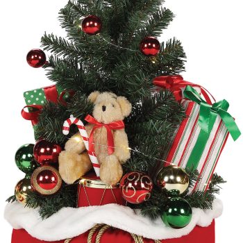 Δέντρο Σε Σάκο Με Μουσική Μπαταρίας 80cm