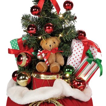 Δέντρο Σε Σάκο Με Μουσική Μπαταρίας 60cm