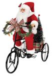 Άγιος Βασίλης Σε Ποδήλατο 42 x 22 x 40(h)cm