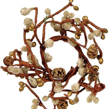 Χριστουγεννιάτικο Διακοσμητικό Στεφάνι 7cm