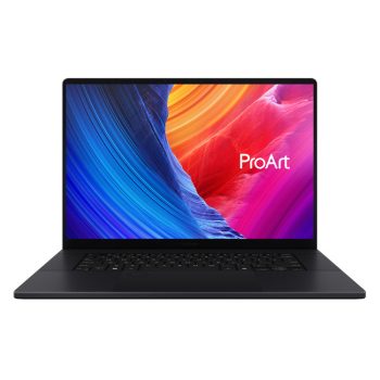 ASUS Laptop ProArt P16 OLED H7606WP-OLED-SC116X 16'' 4K (3840 x 2400) Touch Ryzen AI 9 HX 370/64GB/2*2TB SSD NVMe PCIe 4.0/NVidia GeForce RTX 5070 8GB/Win 11 Pro/2Y/Nano Black