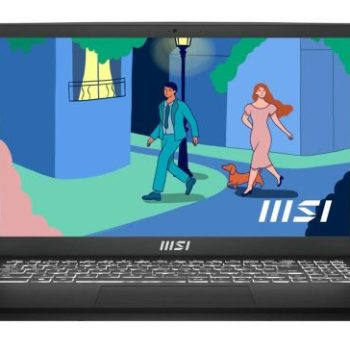 Laptop MSI Modern 15 B7M 15.6'' FHD IPS R5-7430U/16GB/512GB SSD/Win 11 Home/2Y/Classic Black