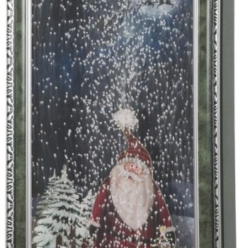 Χριστουγεννιάτικο Διακοσμητικό Κάδρο Με Φώς , Μουσική Και Χιόνι ip20 , 38,5 x 79 x 8cm