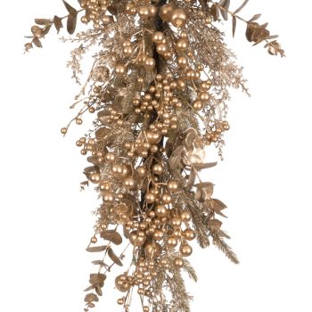 Χριστουγεννιάτικο Κλαδί Δάκρυ Με Γκι 70cm