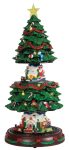 Χριστουγεννιάτικο Διακοσμητικό Όπτικαλ Δέντρο Με Μουσική Και Κίνηση Μπαταρίας 23,5 x 23,5 x 45,5cm